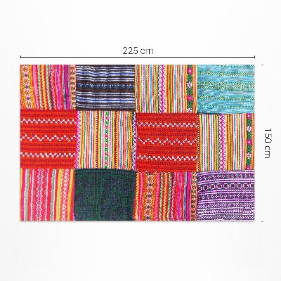 Dywan winylowy Turecki patchwork wzorzyste sploty