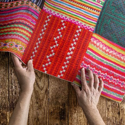 Dywan winylowy Turecki patchwork wzorzyste sploty