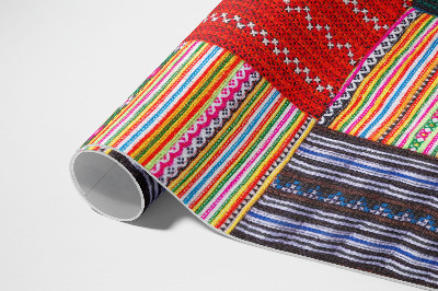 Dywan winylowy Turecki patchwork wzorzyste sploty