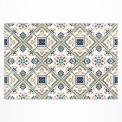 Dywan winylowy Geometryczny deseń wzorzyste kafelki