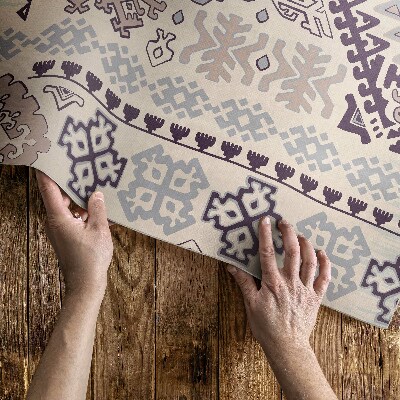 Dywan winylowy Tekstura gobelinu wzorzysty design