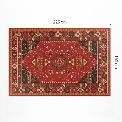 Dywan winylowy Styl antyczny motywy roślinne vintage