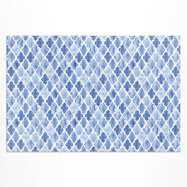 Dywan winylowy Śródziemnomorska mozaika akwarelowe płytki