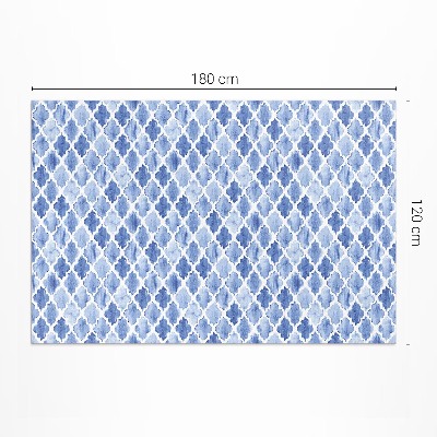 Dywan winylowy Śródziemnomorska mozaika akwarelowe płytki