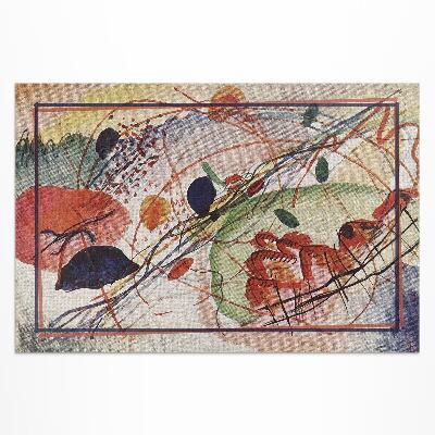 Dywan winylowy Kolorowa akwarela Wassily'ego Kandinsky'ego