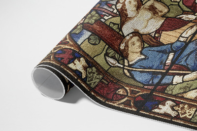 Dywan winylowy Sir Digby Wyatt imitacja witrażu gotyk