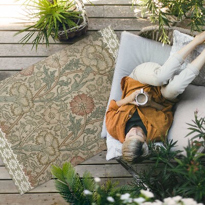 Dywan winylowy Dzika róża William Morris