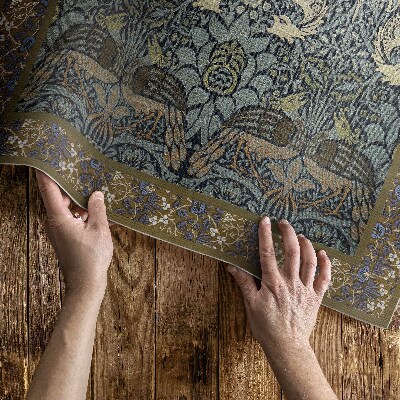 Dywan winylowy Paw i smok William Morris