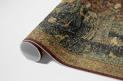 Dywan winylowy Średniowieczna imitacja tkaniny vintage