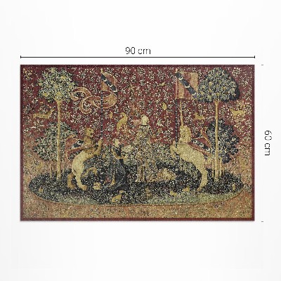 Dywan winylowy Średniowieczna imitacja tkaniny vintage