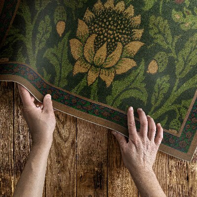 Dywan winylowy Kwiatowe motywy William Morris