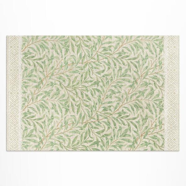Dywan winylowy Vintage ilustracja liści William Morris