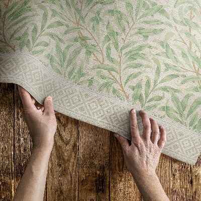 Dywan winylowy Vintage ilustracja liści William Morris