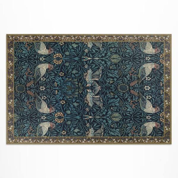 Dywan winylowy Ptak na polu William Morris