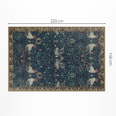 Dywan winylowy Ptak na polu William Morris