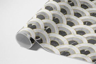 Dywan winylowy Kamienne łuski marmurowy wzór regularny