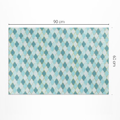 Dywan winylowy Błękitna mozaika ozdobne kafelki