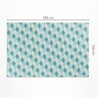 Dywan winylowy Błękitna mozaika ozdobne kafelki