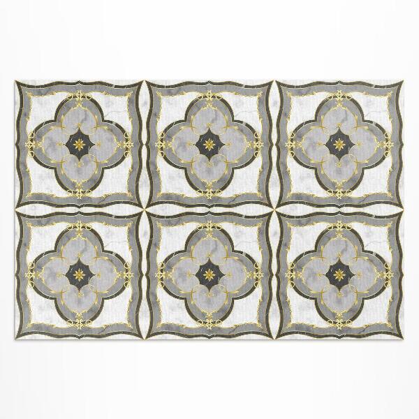 Dywan winylowy Ozdobne kafelki wzorzyste płytki