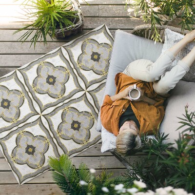 Dywan winylowy Ozdobne kafelki wzorzyste płytki