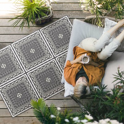 Dywan winylowy Antyczne kafelki wzorzyste płytki