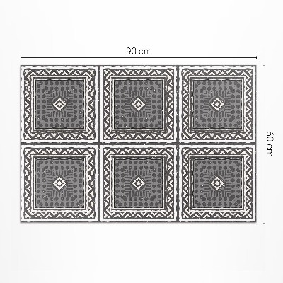 Dywan winylowy Antyczne kafelki wzorzyste płytki