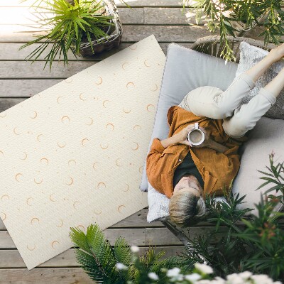 Dywan winylowy Drobne księżyce i gwiazdy boho kosmos