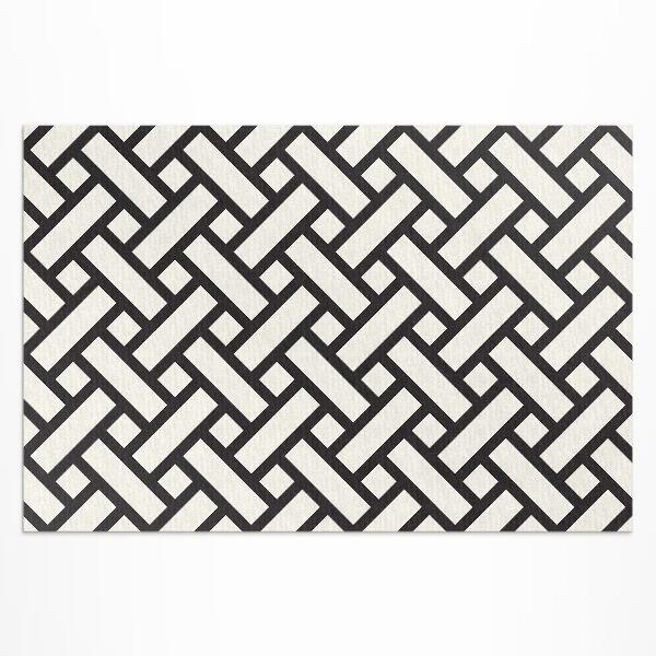 Dywan winylowy Prosta plecionka ilustracja wikliny