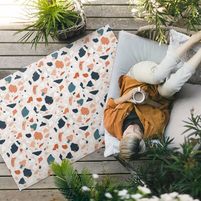 Dywan winylowy Pastelowy gres kamień ozdobny styl boho