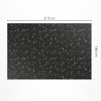 Dywan winylowy Gwiazdozbiory horoskop zodiaki kosmos