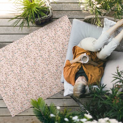 Dywan winylowy Drobne kwiatuszki na polnej łące boho styl
