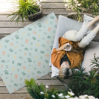 Dywan winylowy Małe gałązki motywy roślinne boho