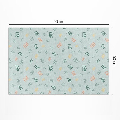 Dywan winylowy Małe gałązki motywy roślinne boho