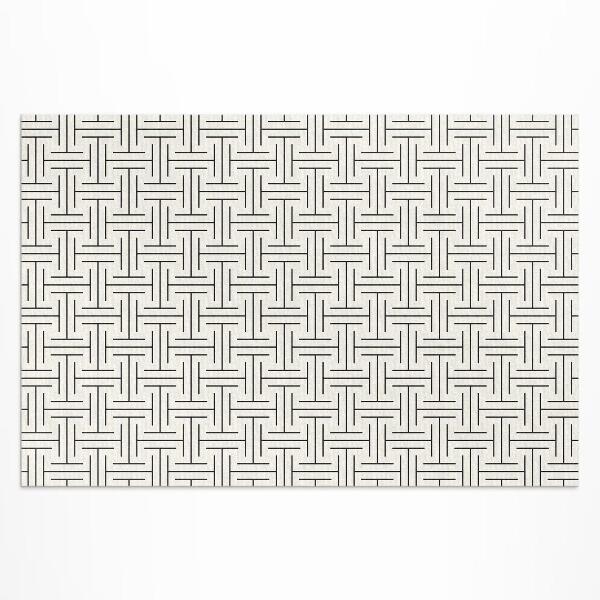 Dywan winylowy Regularne linie minimalistyczny labirynt