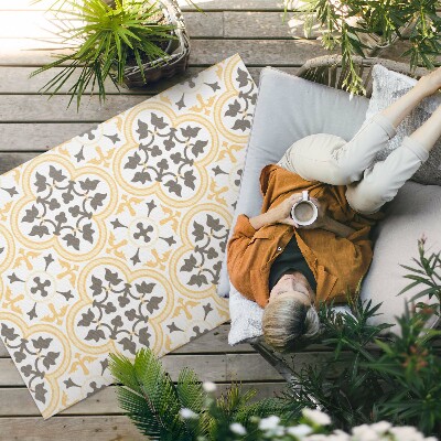 Dywan winylowy Portugalskie kafelki w letnim stylu