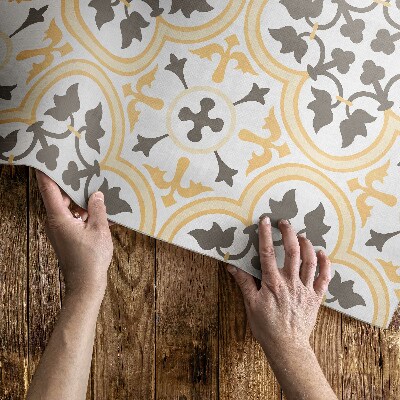 Dywan winylowy Portugalskie kafelki w letnim stylu