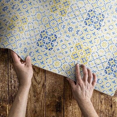 Dywan winylowy Hiszpańska mozaika wzorzyste kafelki