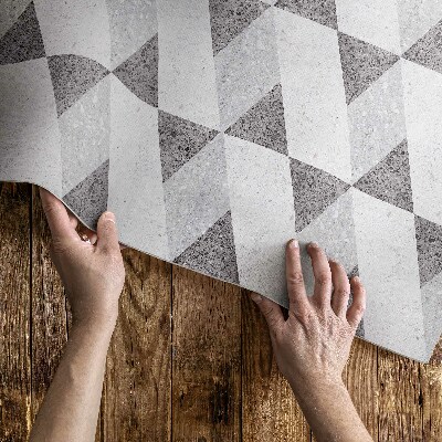 Dywan winylowy Geometryczne kamienne kafelki
