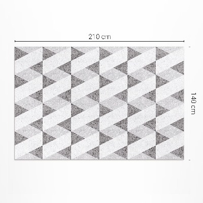 Dywan winylowy Geometryczne kamienne kafelki