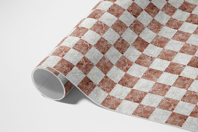 Dywan winylowy Marmurowa szachownica kamienna mozaika