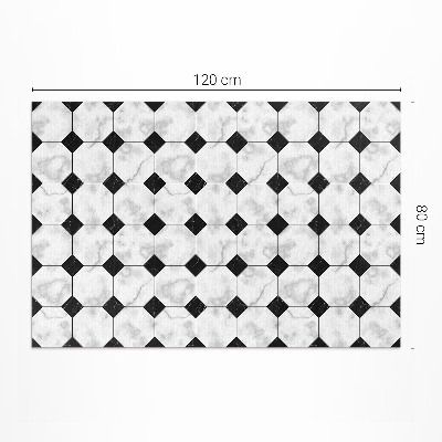 Dywan winylowy Modne marmurowe wzornictwo kafelki