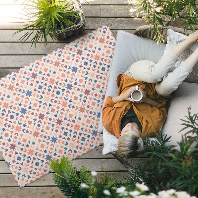 Dywan winylowy Pastelowe gwiazdy i strzałki wzór vintage