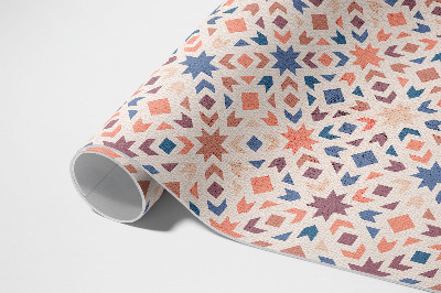 Dywan winylowy Pastelowe gwiazdy i strzałki wzór vintage