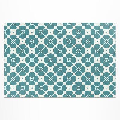 Dywan winylowy Kwiatowy wzór kafelek