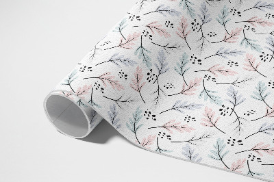 Dywan winylowy Pastelowe subtelne rośliny w stylu boho