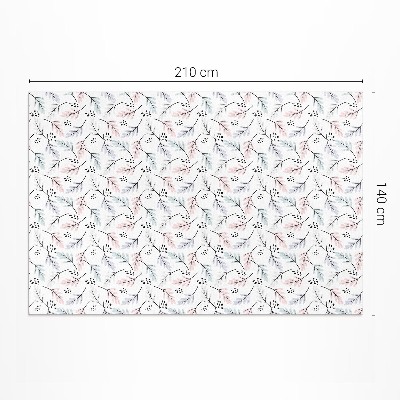 Dywan winylowy Pastelowe subtelne rośliny w stylu boho