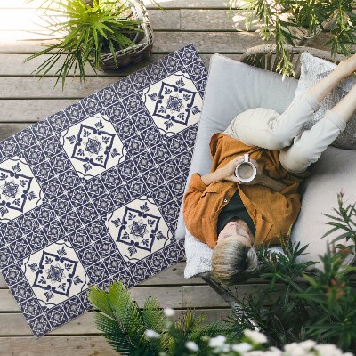 Dywan winylowy Ozdobne kafelki w portugalskim stylu