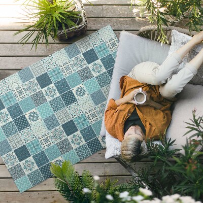 Dywan winylowy Wzorzysta mozaika dekoracyjne kafelki