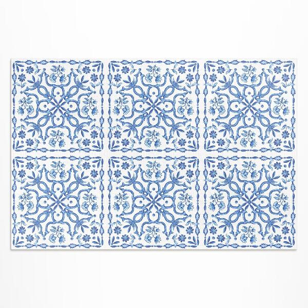 Dywan winylowy Dekoracyjne kafelki roślinne ornament