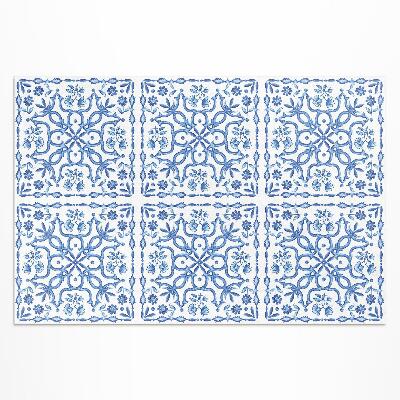 Dywan winylowy Dekoracyjne kafelki roślinne ornament